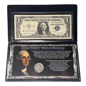 Silver 2 Bits Coin Currency Collection